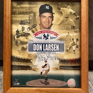 Don Larsen Signed Photo